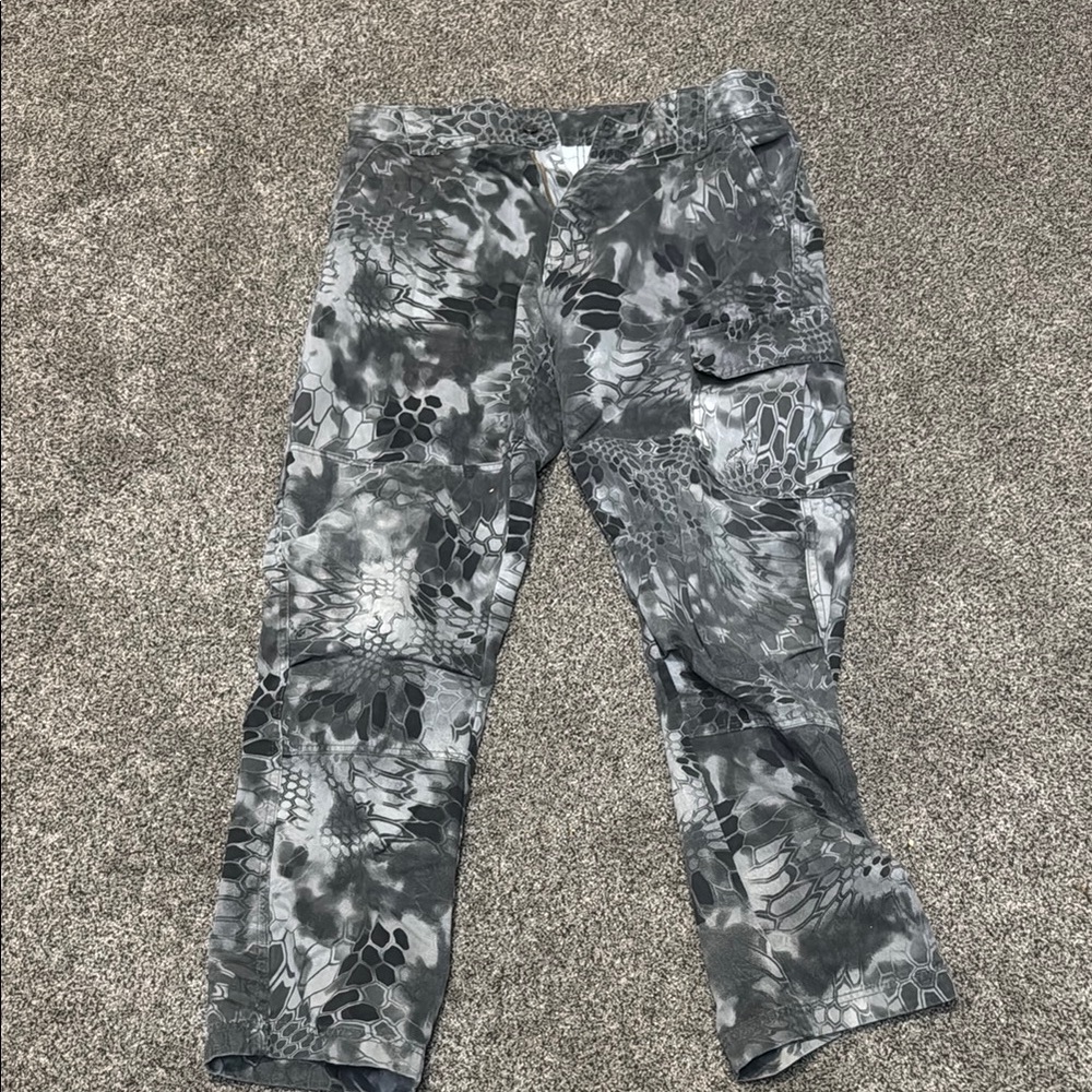Men's Gray Camouflage Pants